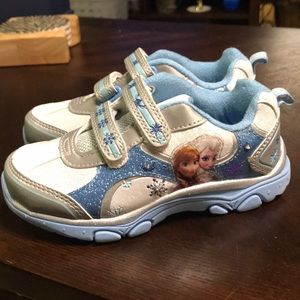 Brand New Frozen Light Up Sneakers Girls Size 11